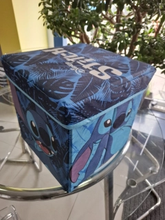 Skládací úložný box a taburet 2 v 1 Stitch